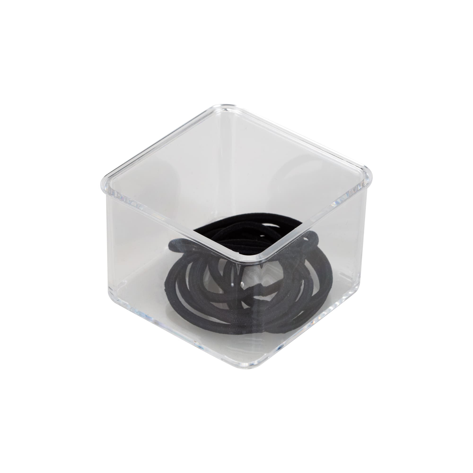 Simplify Small Square Clear Drawer Organizer